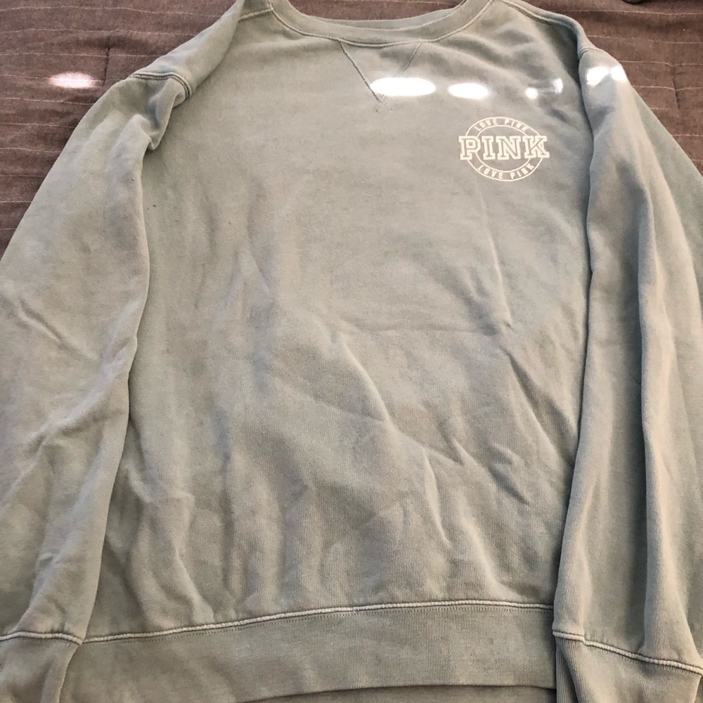 Light blue Victoria secret pull over